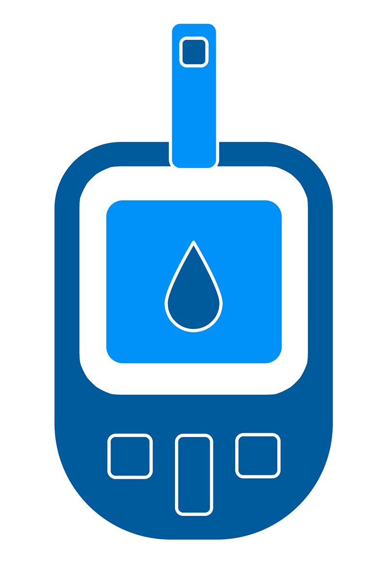 Symbol-Blutzuckermessung